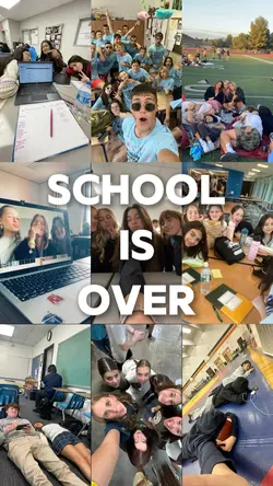 School is over