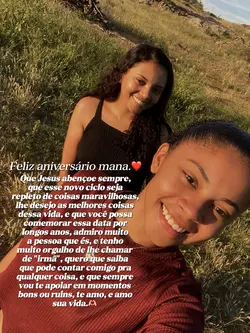 Aniversário da irmã