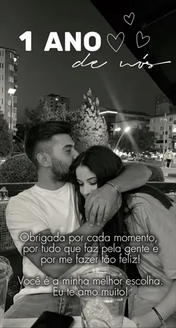 1 ano de namoro 