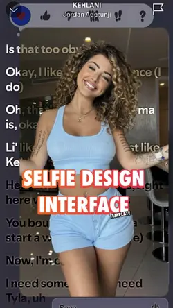 Interface selfie✨