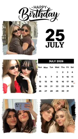 Brithday 25July 2026