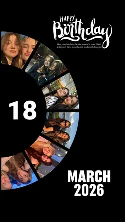 BIRTHDAY 18 MARCH