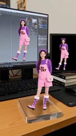 miniatur AI 3D