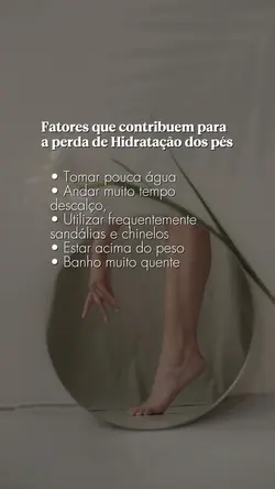 Hidratação pés 