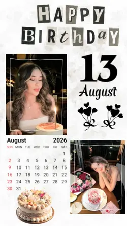 Birthday 13 August 