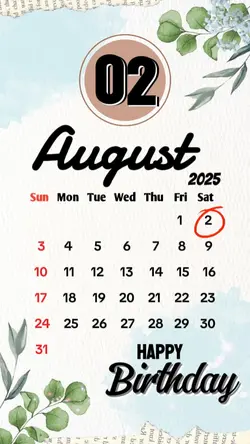 birthday 02 August