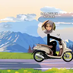 manusia lidi ngakak 