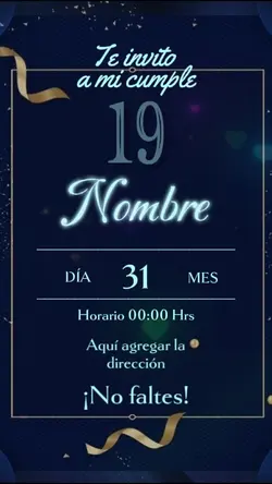 Invitación de cumple