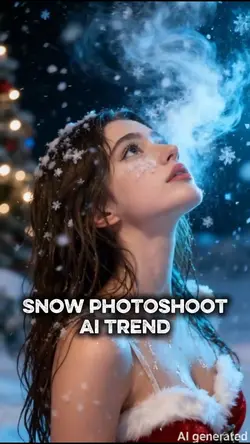 Snow photoshoot