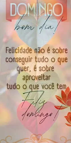 Bom domingo 