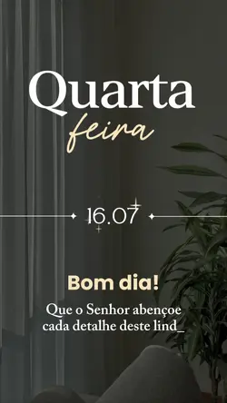 Quarta-feira | 16.7
