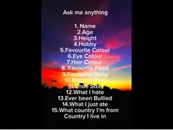 Ask me anything
