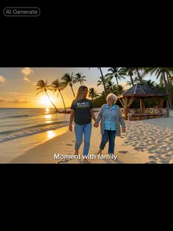 Moment with family 
