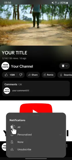 youtube button
