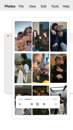 photo collage roll