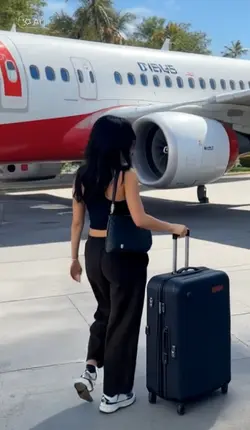 boarding a plane 