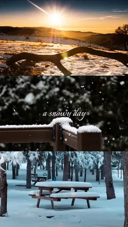 a snowy day