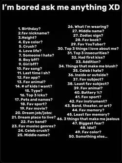 Ask me anything