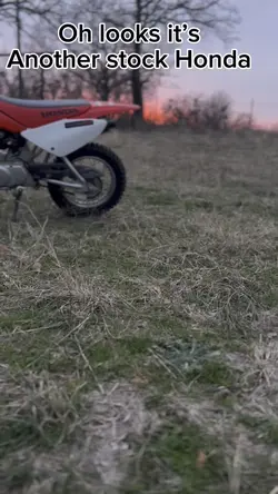 A stock Honda 
