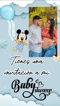 Baby shower Mickey