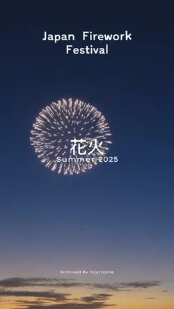 Japan Hanabi Vlog