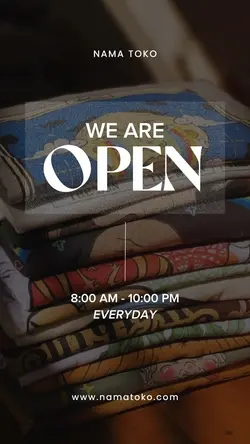 story : we are open
