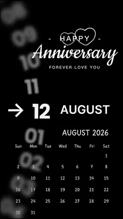 ANNIV 12 AUGUST 2026