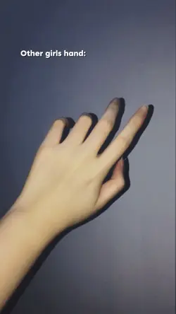 other girls hand vs