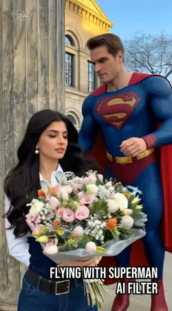 fly with Superman