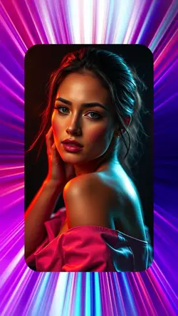 Colorful photo edit