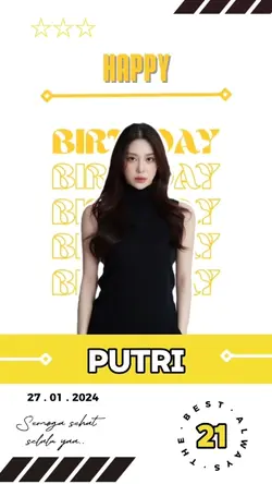 poster ultah kece