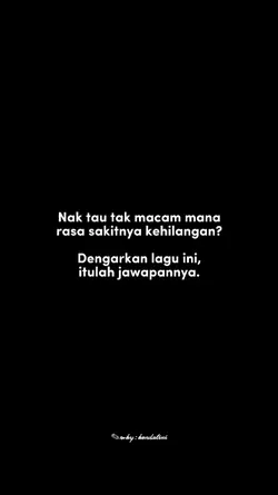 SAKITNYA KEHILANGAN