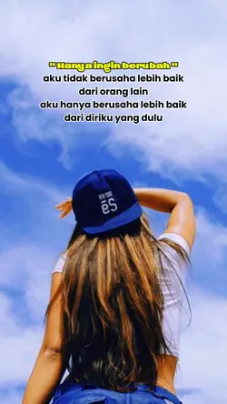 Hanya ingin berubah