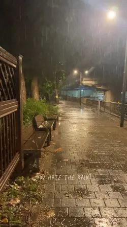 you hate the rain