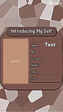My name my age…