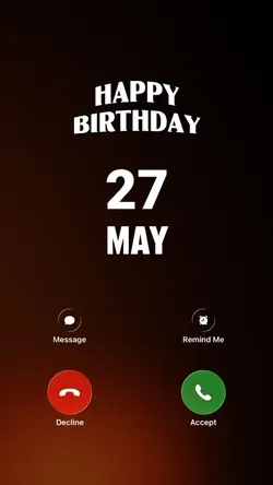 HBD 27 MAY 2026