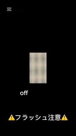 ⚠️フラッシュ注意⚠️