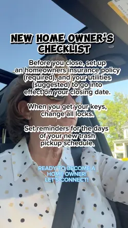 Home Owner Checklist