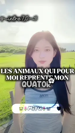 les animaux...
