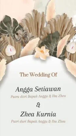 UNDANGAN TEMA RUSTIC