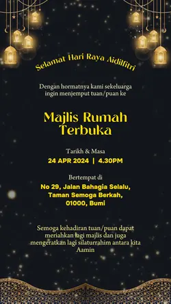 Kad jemputan raya