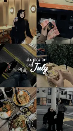 six pics to july