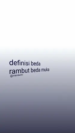 definisi beda rambut