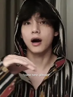 "come here, glasses"