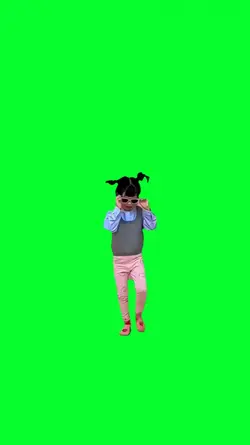 little girl dancing