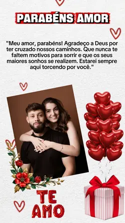 Parabéns amor