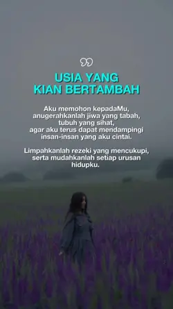 Usia yang bertambah