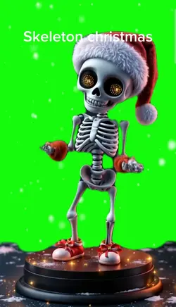Skeleton christmas