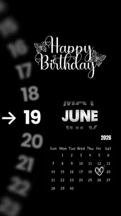 BIRTHDAY 19 JUNE