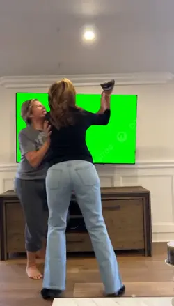 breaking screen tv